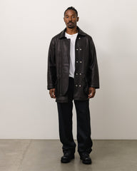 OUR LEGACY LEATHER FIREMAN JACKET